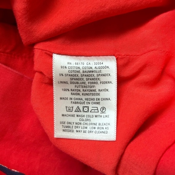 Anthropologie Maeve Berru Sailboat Shift Dress Size Red White Preppy Nautical 4 - Picture 16 of 16